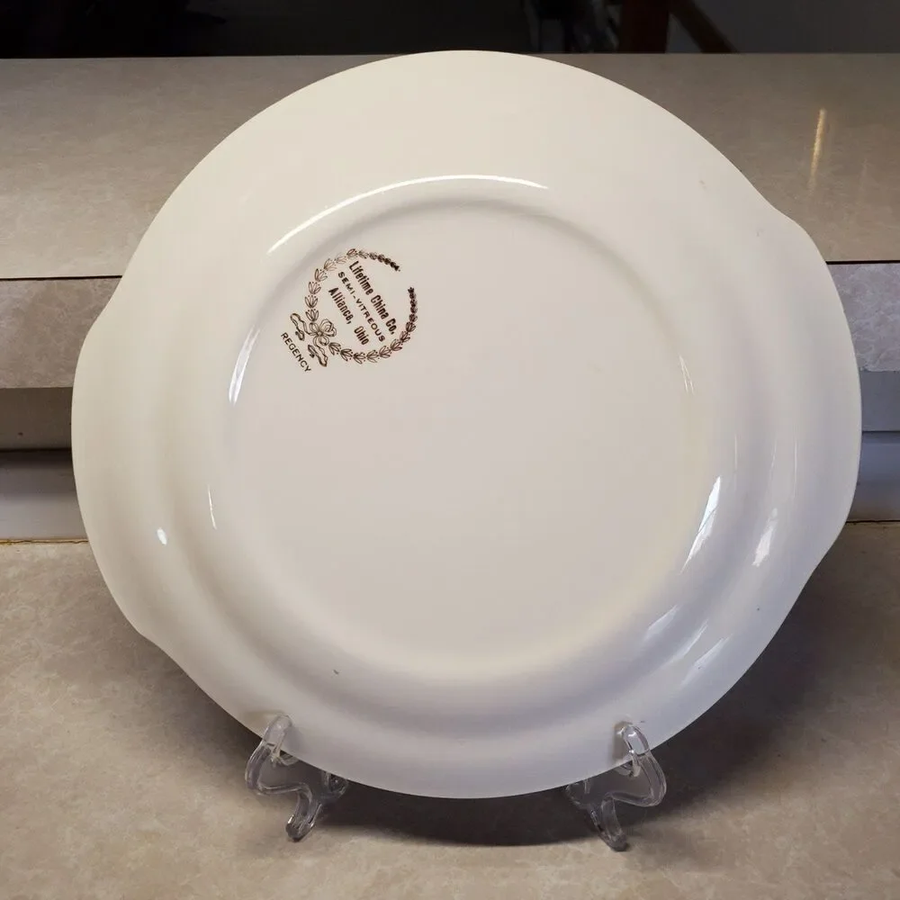 Regency by Lifetime China Co. Platter 10